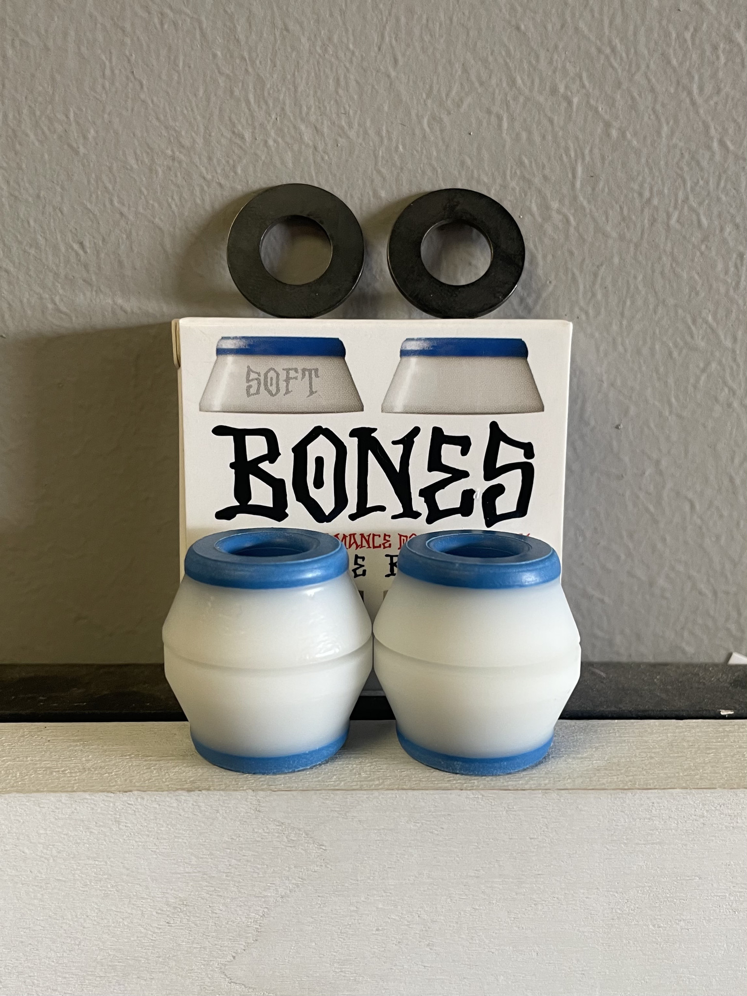 Bones Bushings Hardcore White Soft (set of 2) FA SKATES