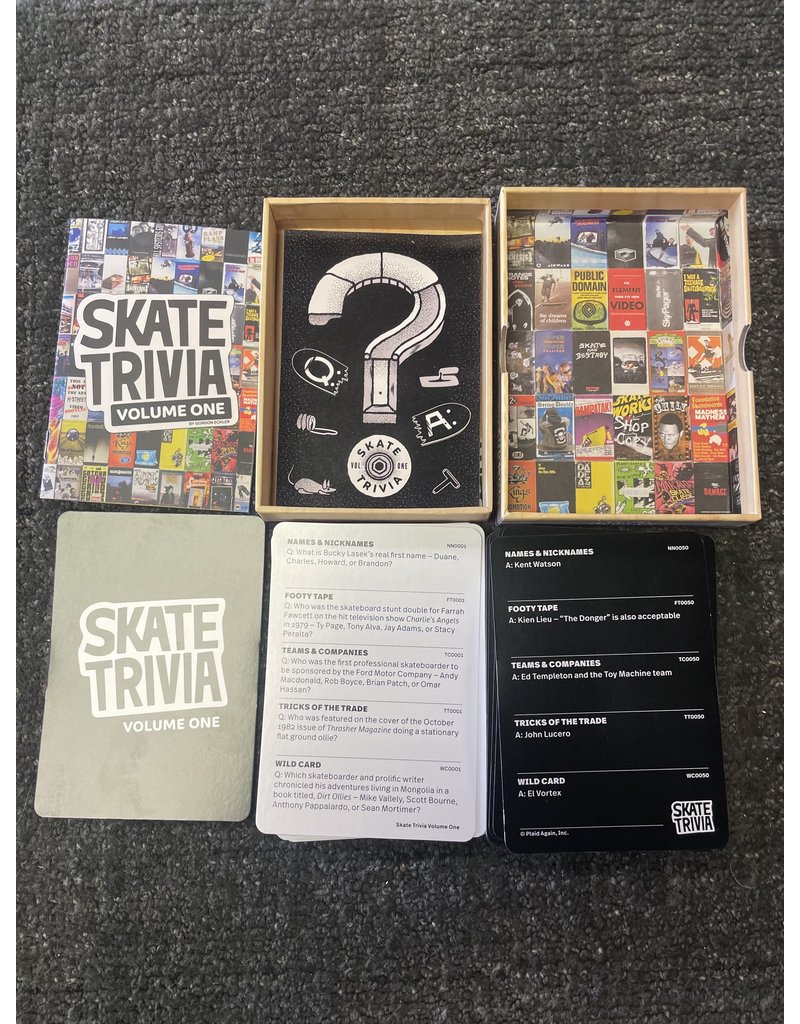 Skate Trivia Volume 1 Card Set