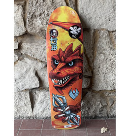 Powell-Peralta Powell Caballero Dragon Wing 2 Red Shaped Flight Deck - 9.0 x 31.90