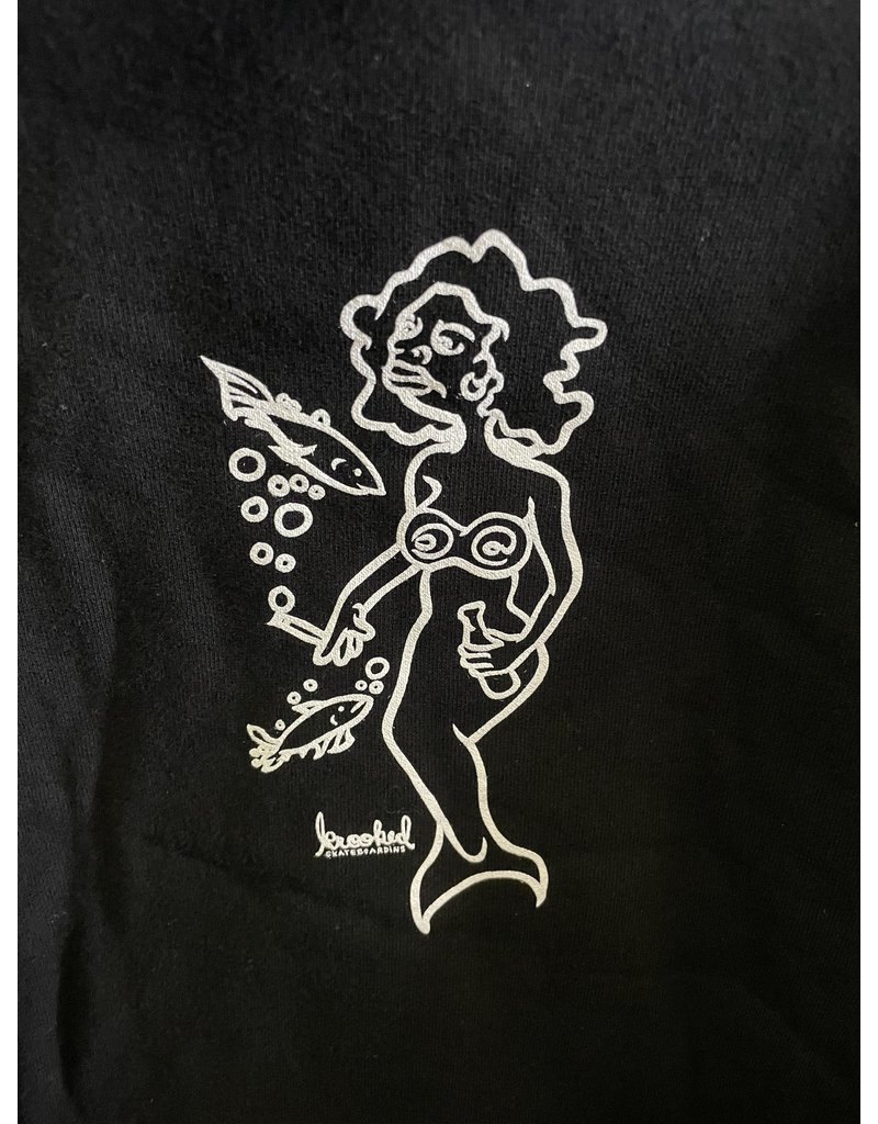 Krooked Krooked Mermaid Pullover Hoodie - Black