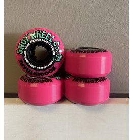 Snot Wheel Co. Snot Team Boogerthane 54mm 97a Pink/Black Wheels (set of 4)