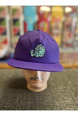Snot Wheel Co. Snot Booger Logo 5 Panel Nylon Snapback Hat - Purple