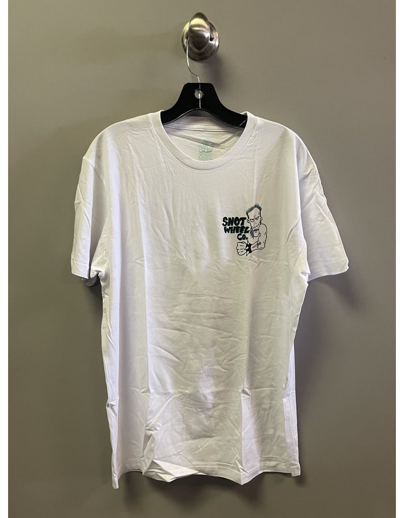 Snot Wheel Co. Snot Dead Boi T-shirt - White (size X-Large)