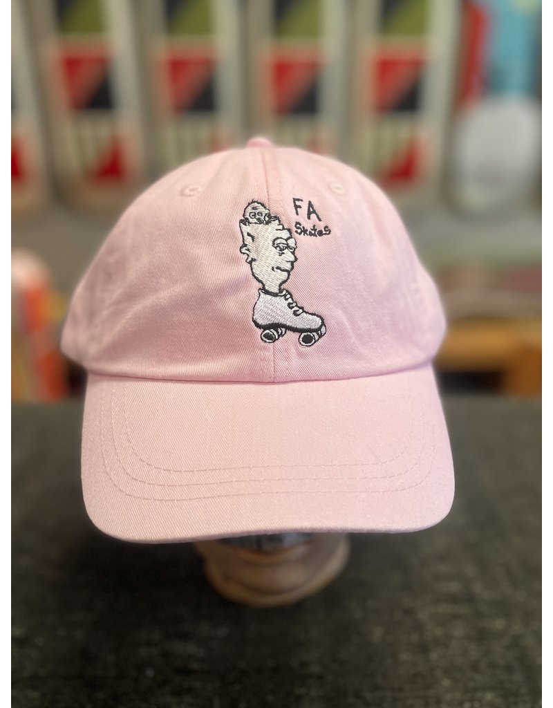 FA skates FA Skates Head of Skate 6 Panel Hat - Pale Pink