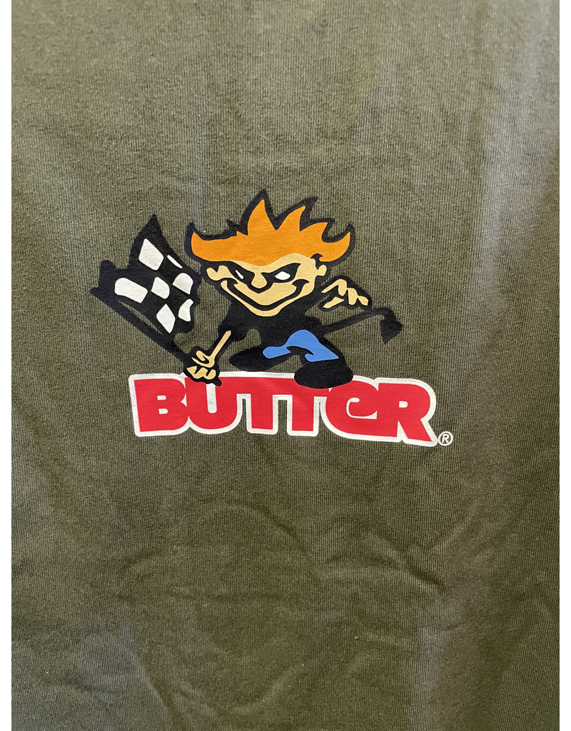 Butter Goods Butter Goods Racing Logo T-shirt - Forest Green