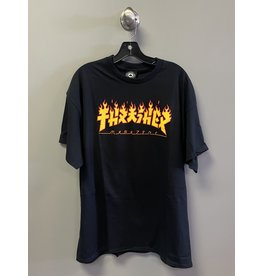 Thrasher Mag Thrasher Godzilla Flame T-shirt - Black (size Medium)