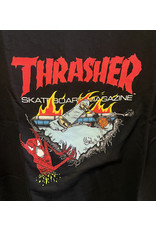 Thrasher Mag Thrasher Neckface 500 T-shirt - Black