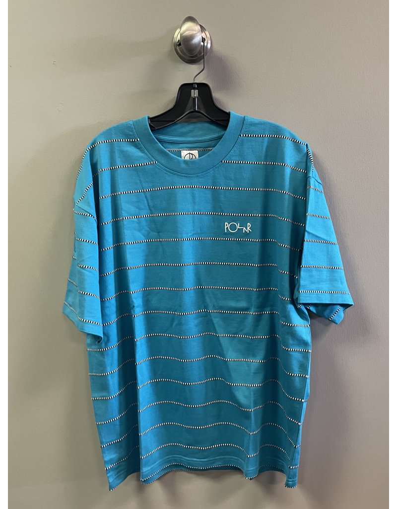 Polar Polar Checkered Surf T-Shirt - Turquoise (size Medium)