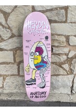 Heroin Heroin Team Anatomy Egg Slick Shaped Deck - 9.25