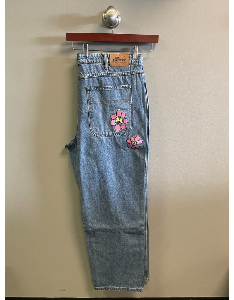 Butter Goods Butter Goods Flower Demin Jeans - Washed Indigo (size 30)