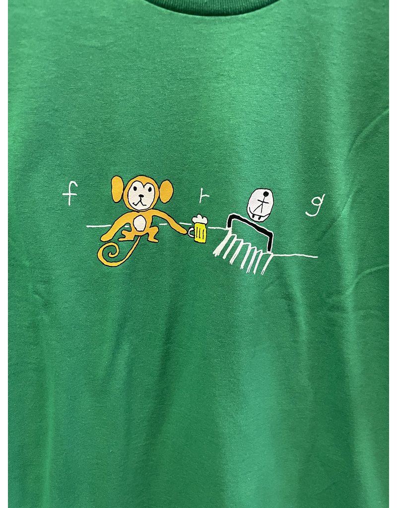 Frog Skateboards Frog Monkey Logo T-shirt - Green