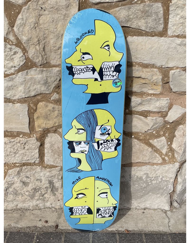 Krooked Krooked Manderson Two Face Deck - 8.06 x 31.8