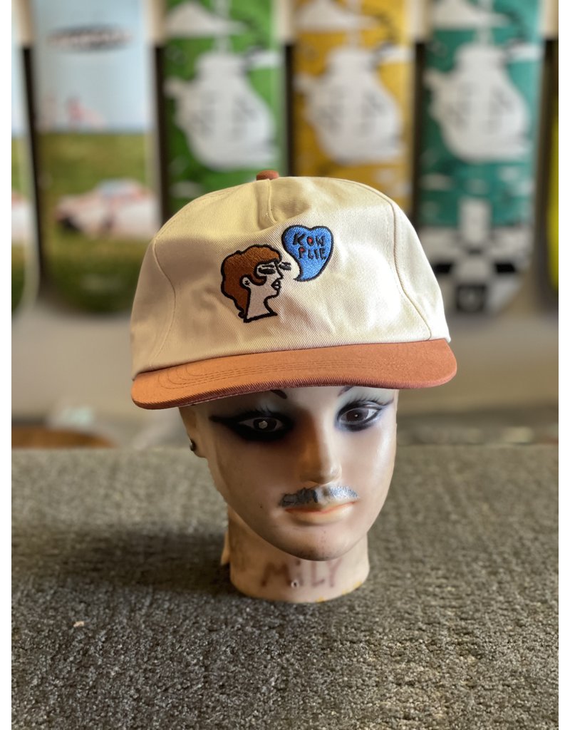 Cowply Cowply Lovely 5 panel hat - Tan/Brown