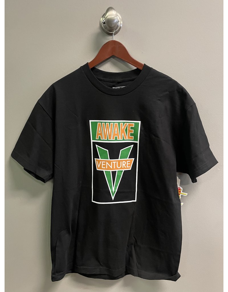 Venture Venture Awake T-shirt - Black/Orange (size Large)