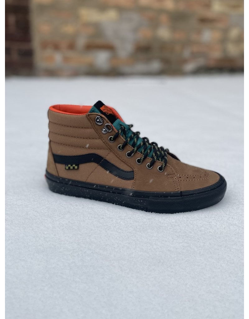 barriere Rosefarve Hyret Vans Skate Sk8-hi Outdoor - Brown/Black - FA SKATES