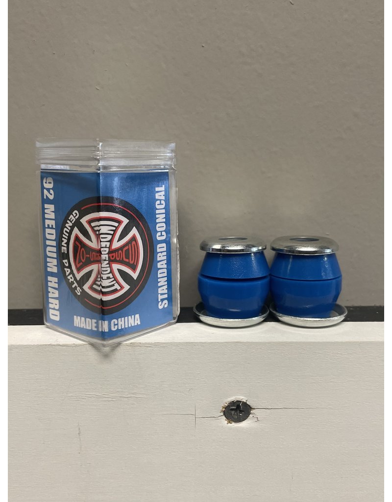 Independent Independent Standard Conical Bushings Medium/Hard 92a - Blue (Set of 2)