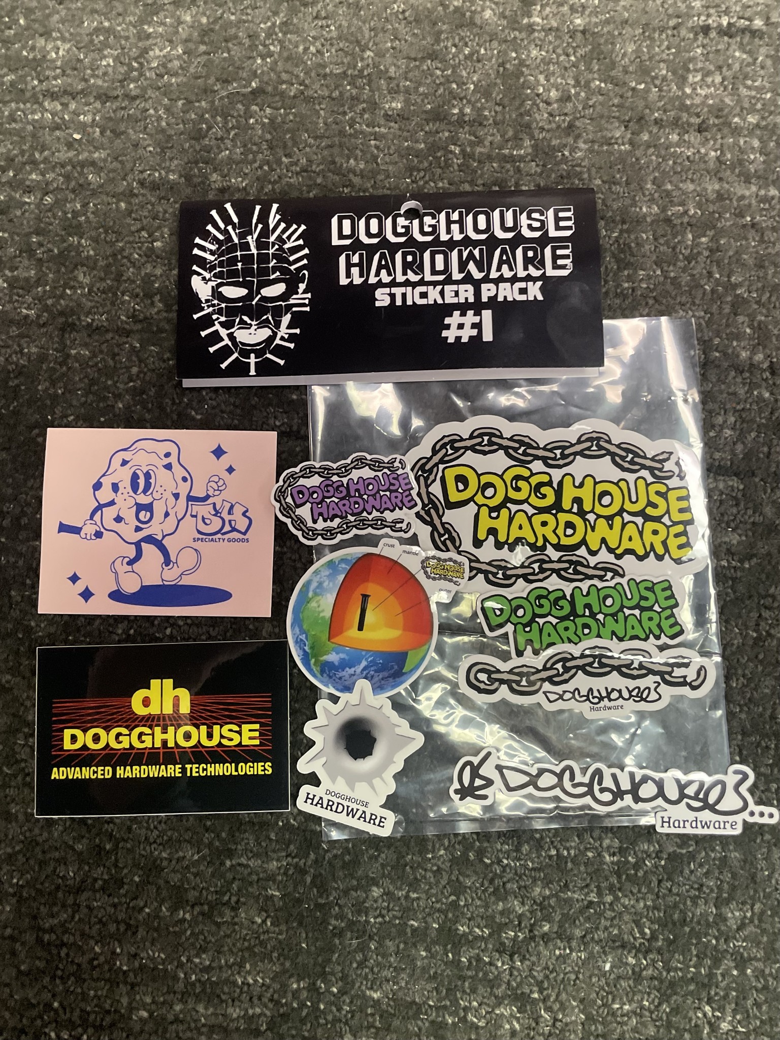 Doghouse Hardware Sticker Pack 1 FA SKATES