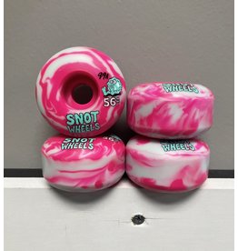 Snot Wheel Co. Snot Swirls Pink/Teal Classic 56mm 99A Wheels (set of 4)