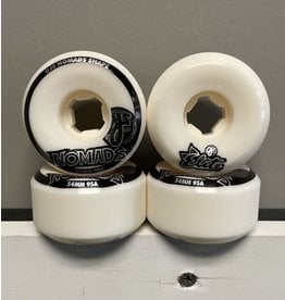 OJ wheels OJ 54mm Elite White Nomads 95a Wheels (set of 4)