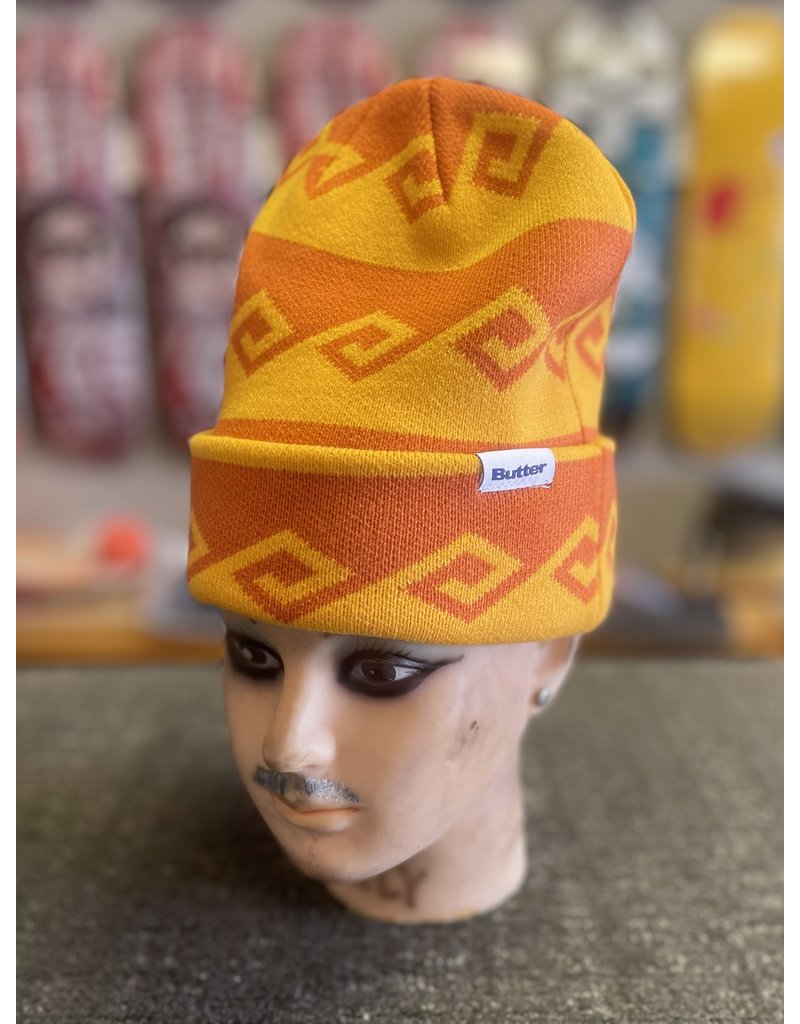 Butter Goods Butter Goods Waves Beanie - Burnt Orange