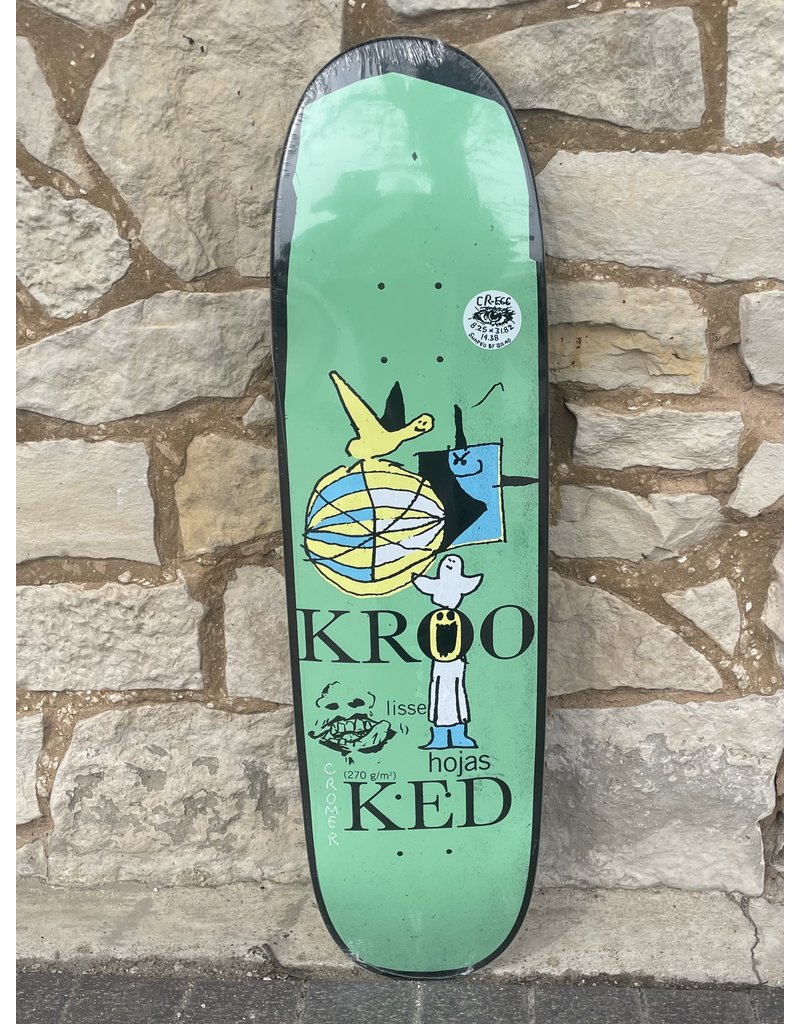 Krooked Krooked Cromer Hojas Egg Shaped Deck - 8.25 x 31.82