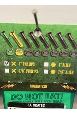 Shake Junt Shake Junt Bag-O-Bolts Green/Yellow Hardware Phillips 1"