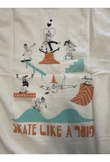 Spitfire Spitfire Skate Like A Girl Sessions Roll In T-shirt - Natural (Size Large)
