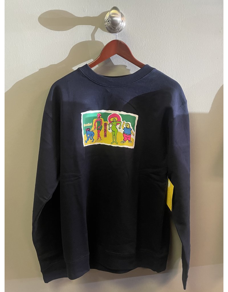 Krooked Krooked Family Affair Crewneck - Navy