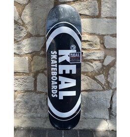 Real Real Team Classic Oval Black Deck - 8.25 x 32