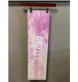 Grizzly Grizzly Tie-Dye Stamp Pink Perforated Grip Sheet 9"