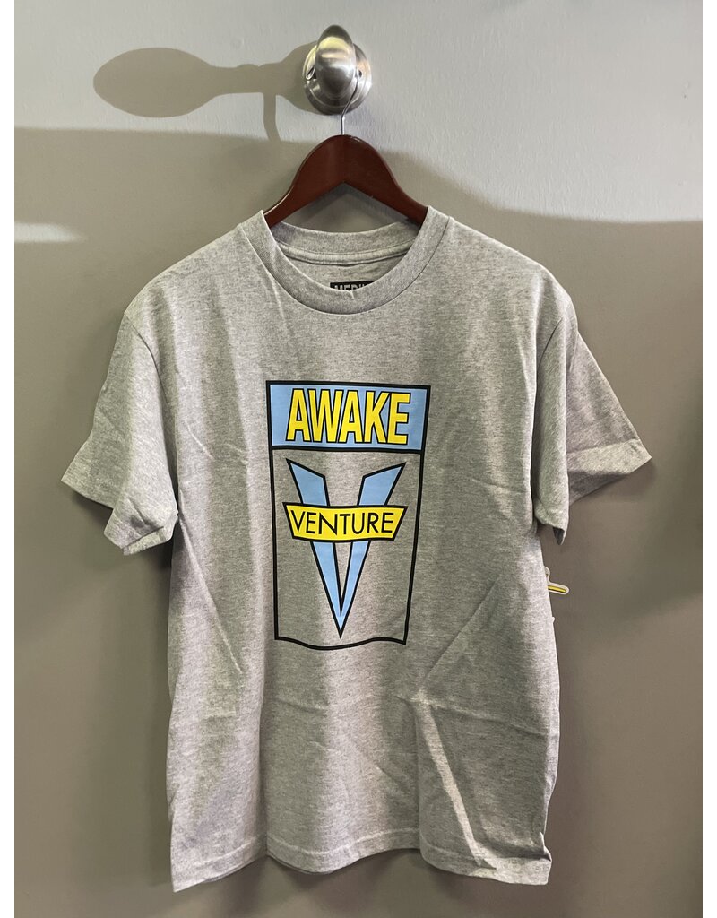 Venture Venture Awake T-shirt - Athletic Heather/Yellow