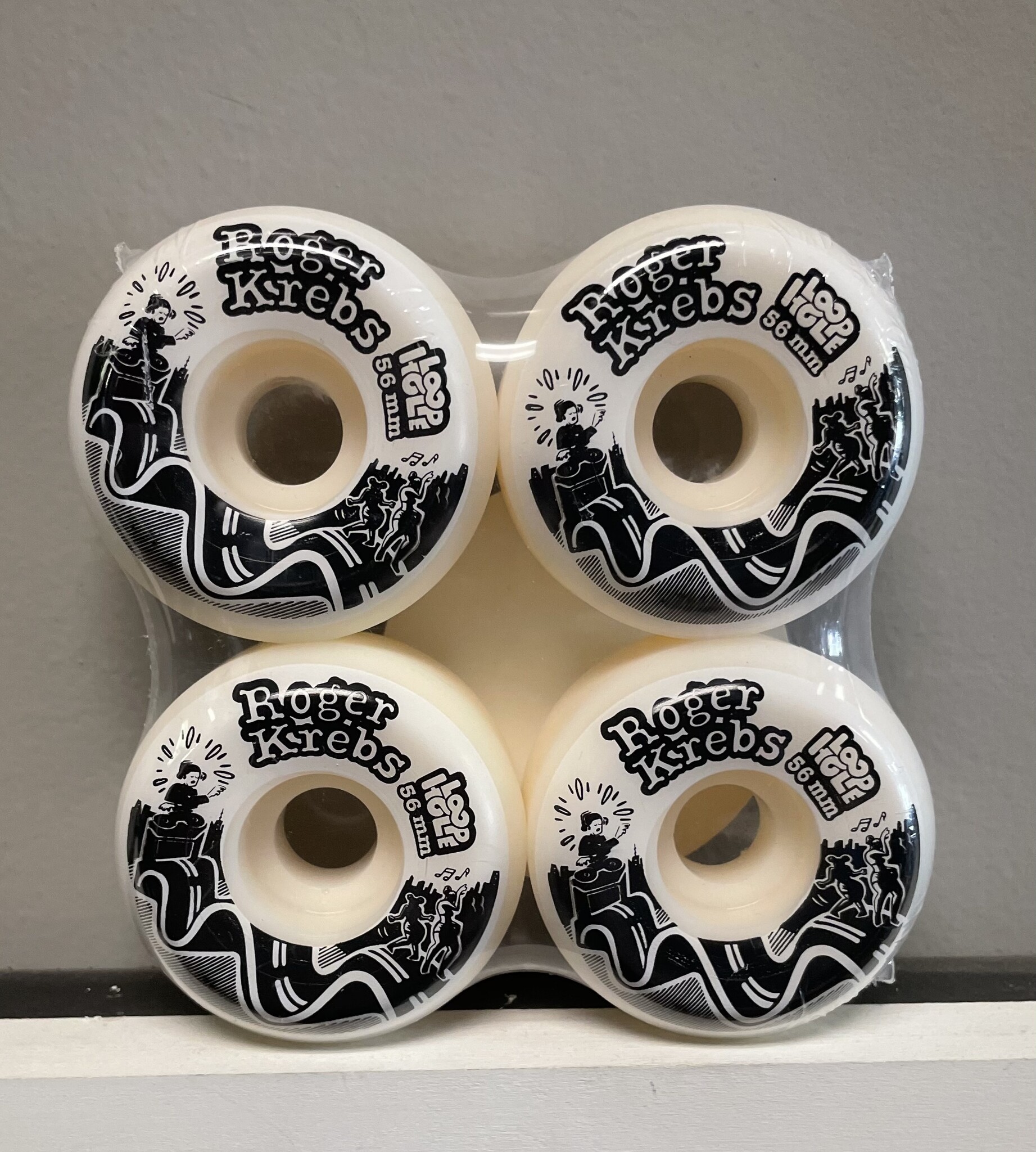 Loophole Roger Krebs 56mm 101a Side Cut Wheels (set of 4)