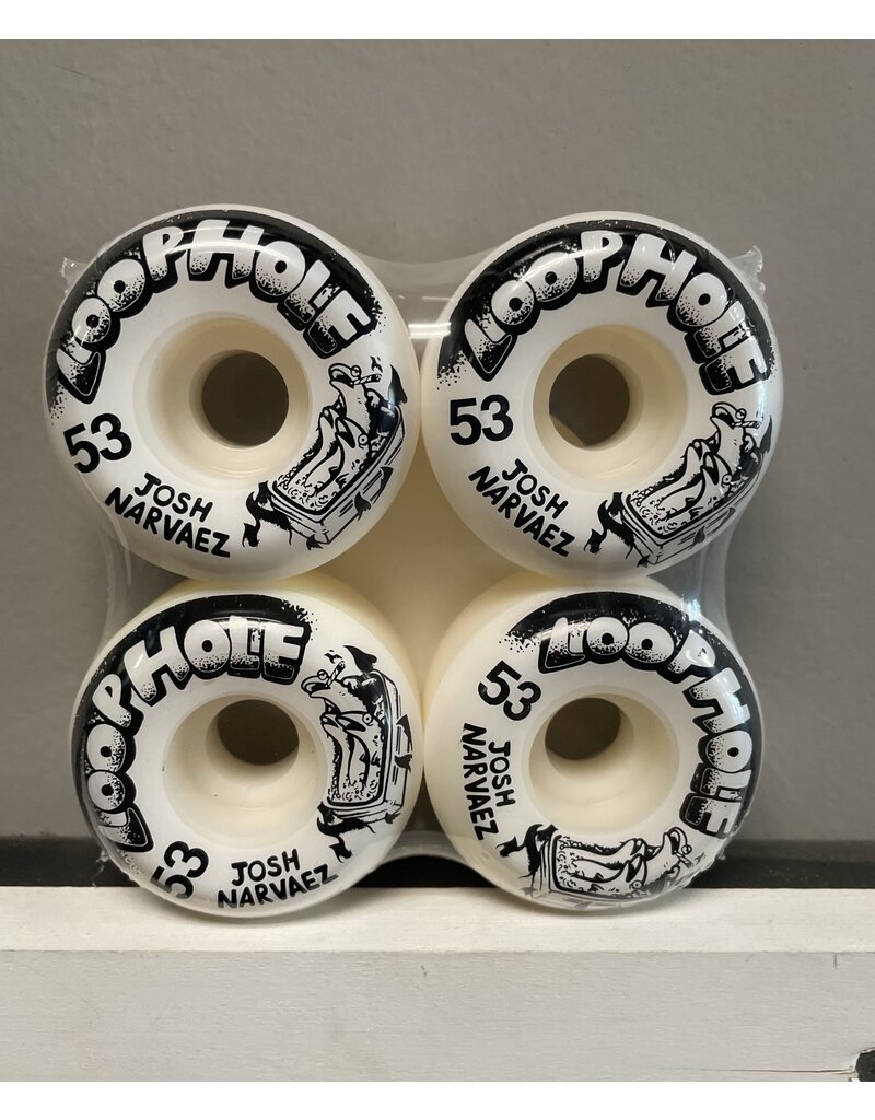 Loophole Wheels Loophole Josh Narvaez 53mm 101a Side Cut Wheels (set of 4)