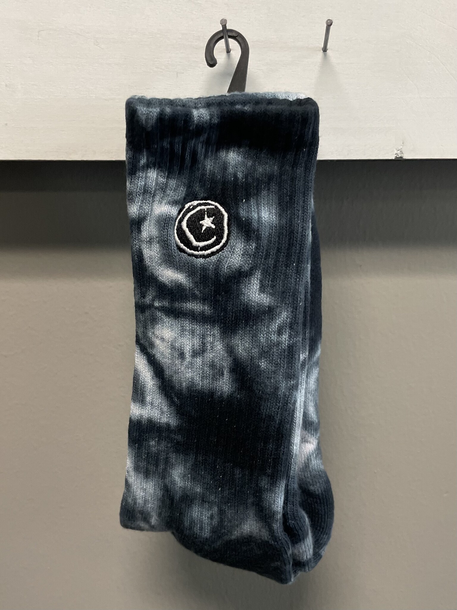 Black & White Tie-Dye Socks