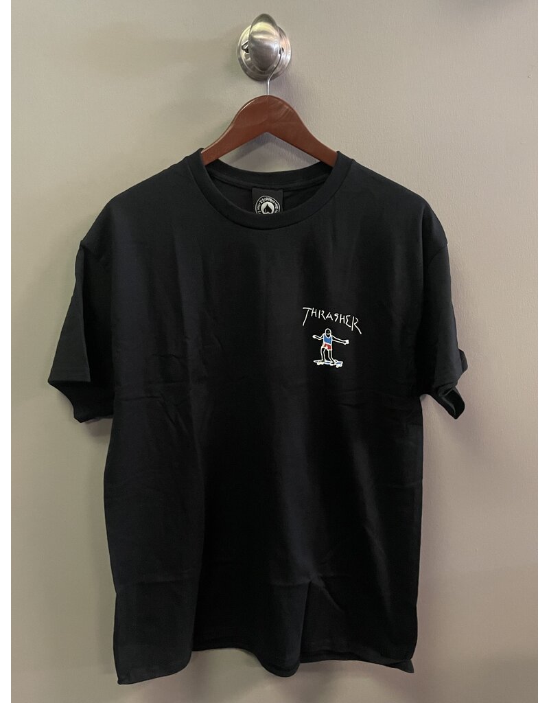 Thrasher Mag Thrasher Gonz Mini Logo T-shirt - Black