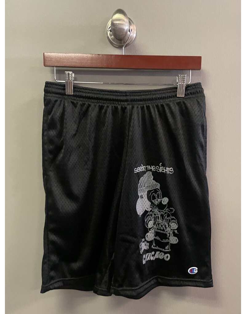 Snack Snack Seein The Sights Chicago Shorts - Black/Grey