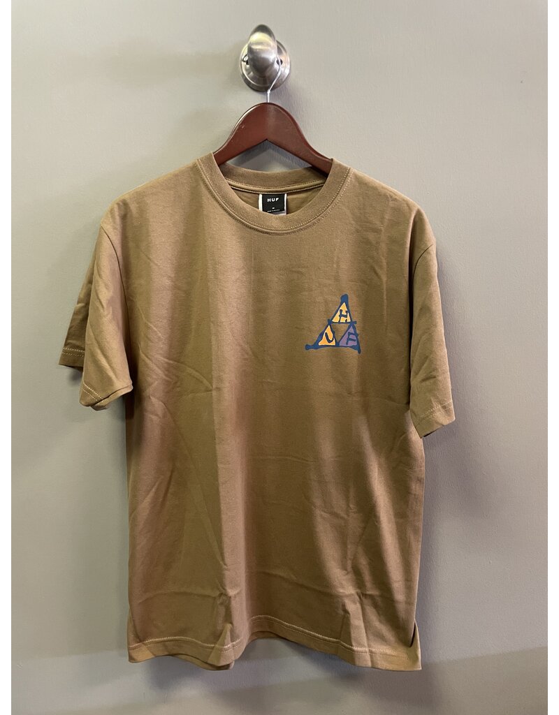 Huf Worldwide Huf No-Fi Triple Triangle T-shirt - Camel