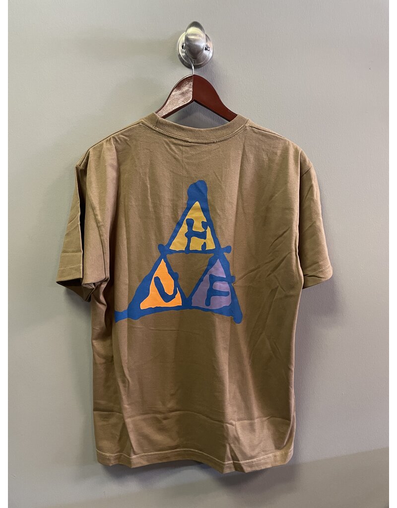 Huf Worldwide Huf No-Fi Triple Triangle T-shirt - Camel