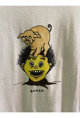 Baker Baker Piggy Cream T-shirt - Cream (size Large)