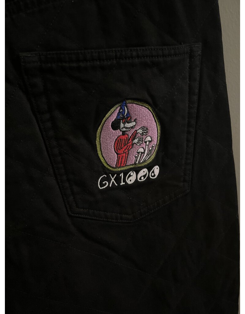 GX1000 GX1000 Baggy Quilted Twill Pant - Black