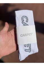 Carpet Carpet Misprint Socks - White