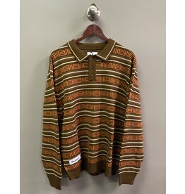 Butter Goods Butter Goods  Windsor Knitted Sweater - Brown/Tan (size Medium)