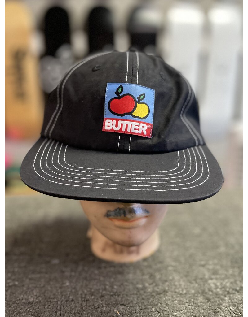 Butter Goods Butter Goods Grove 6 Panel Cap - Black