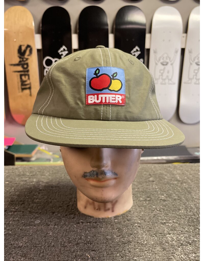 Butter Goods Butter Goods Grove 6 Panel Cap - Army