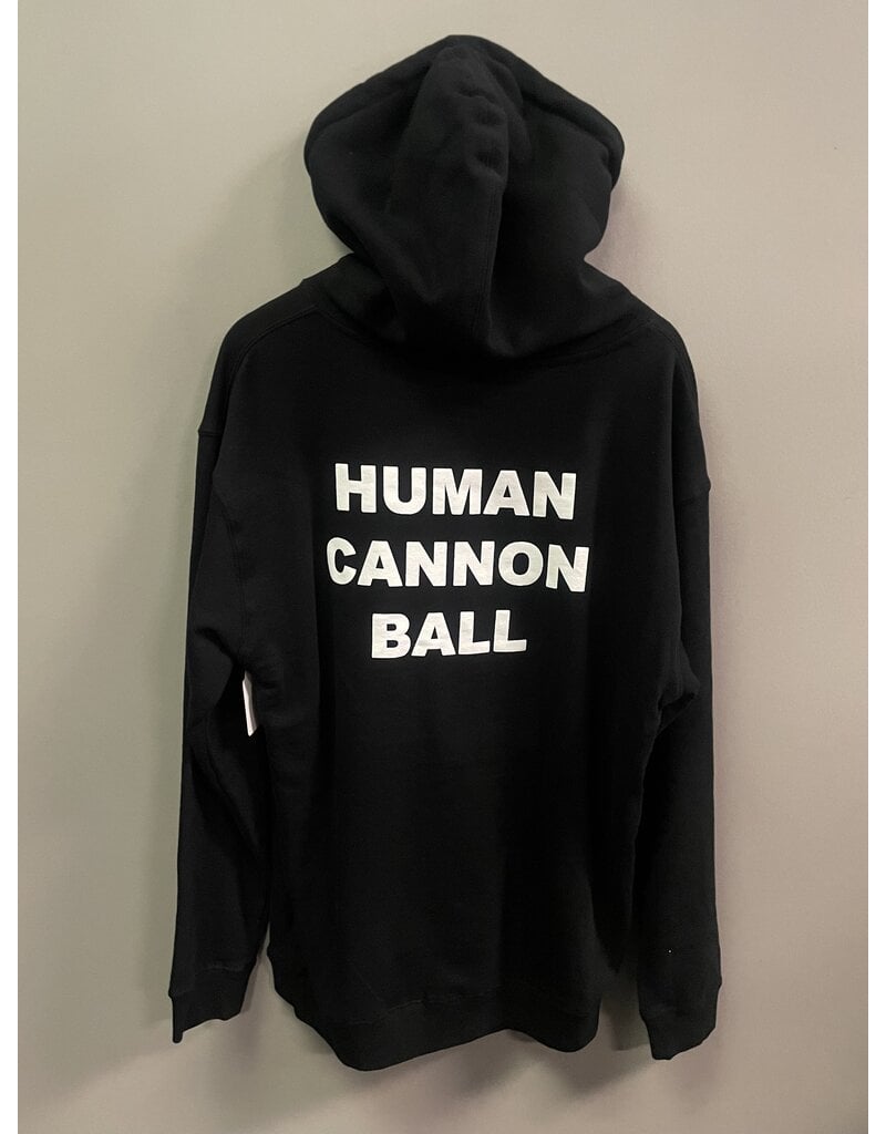 Hockey Hockey Human Cannonball Hoodie - Black (size X-Large)