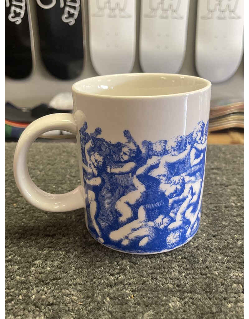 Fucking Awesome Fucking Awesome Cherub Fight Mug - Blue/Ivory