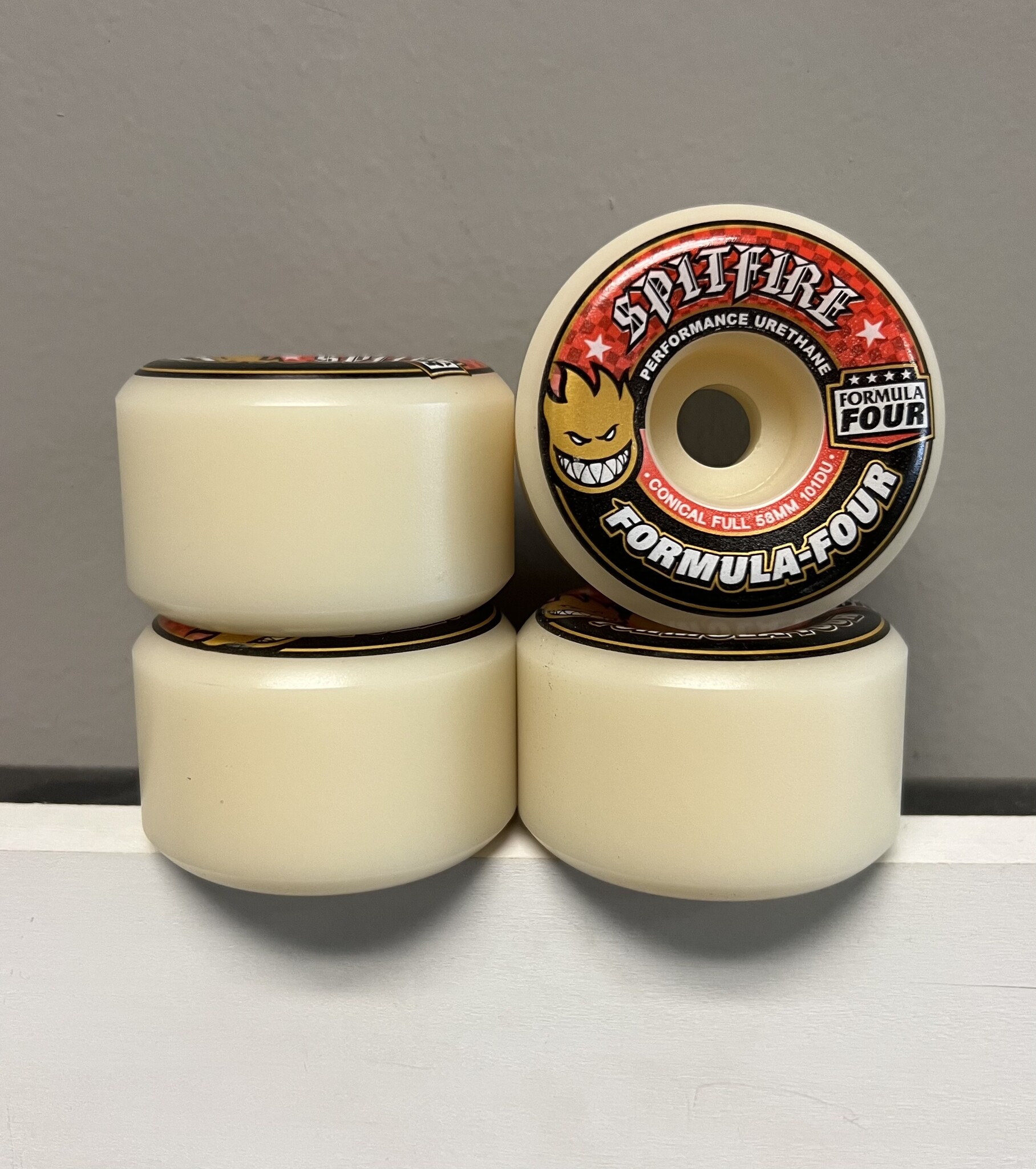 Spitfire Formula Four Conical Full Skateboard Wheels - 52mm 101du
