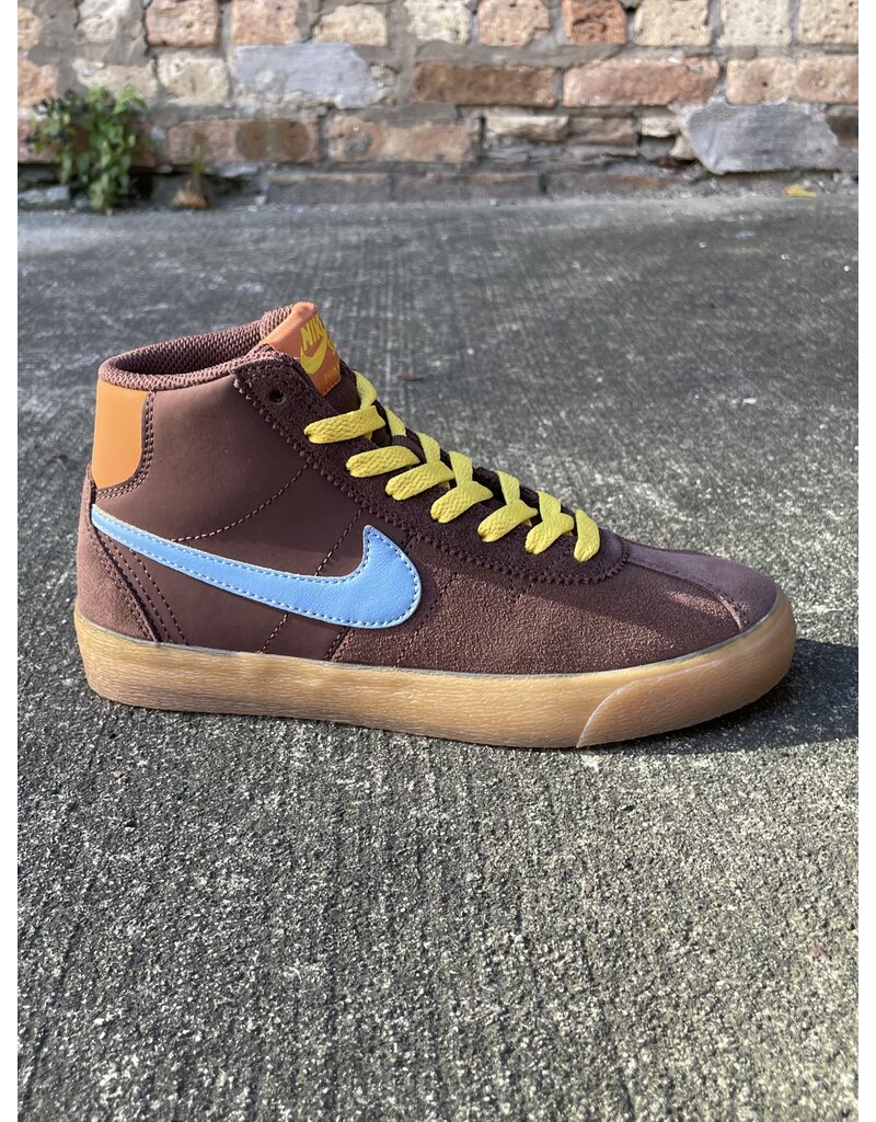 Nike SB Nike sb Women's Bruin Hi Premium Why So Sad? - Light Chocolate/Light Blue