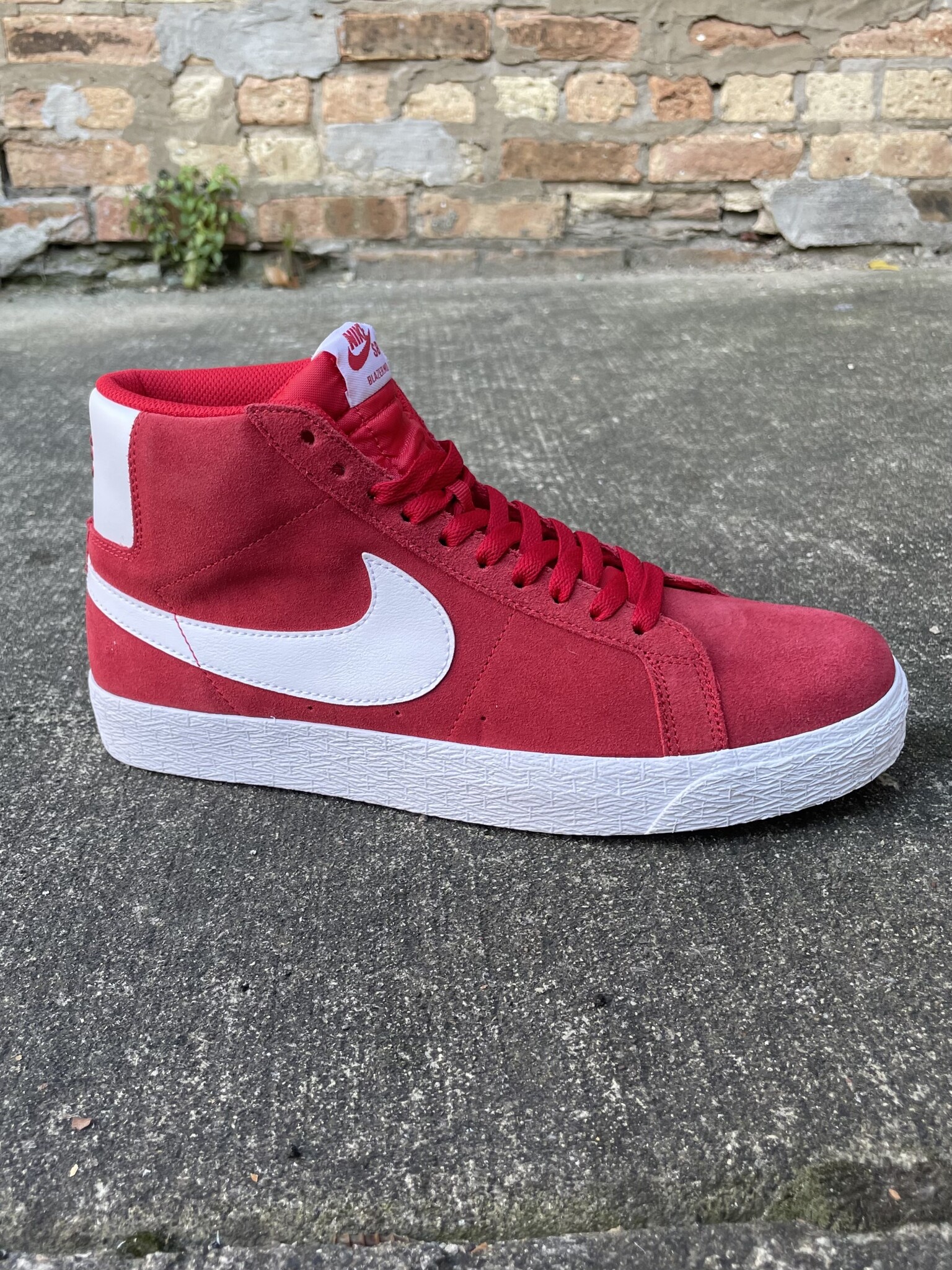 Nike sb Zoom Blazer Mid University Red White FA SKATES