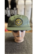 Anti-Hero Anti-Hero Grimple Stix Snapback Hat - Dark Green